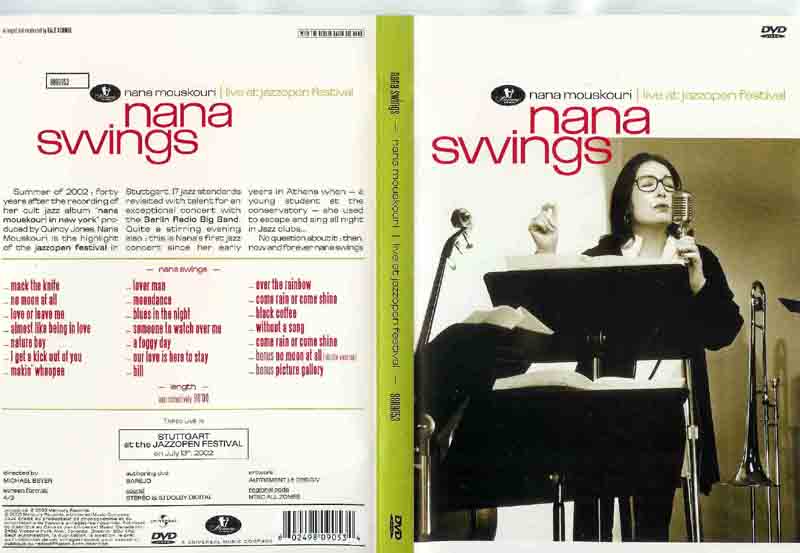 Nana Swings - Live at Jazzopen Festival DVD